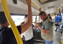 Pesquisa ouve passageiros de ônibus do DF