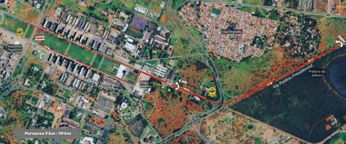 31.8. Depois de até as 4h Mapa - Corrida Live 5 km