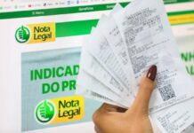 Prazo para indicar conta para o segundo lote do Nota Legal vai até dia 20