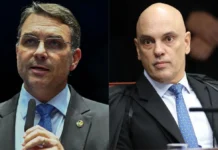 Flávio pede que Moraes deixe investigação e que Mendonça assuma caso